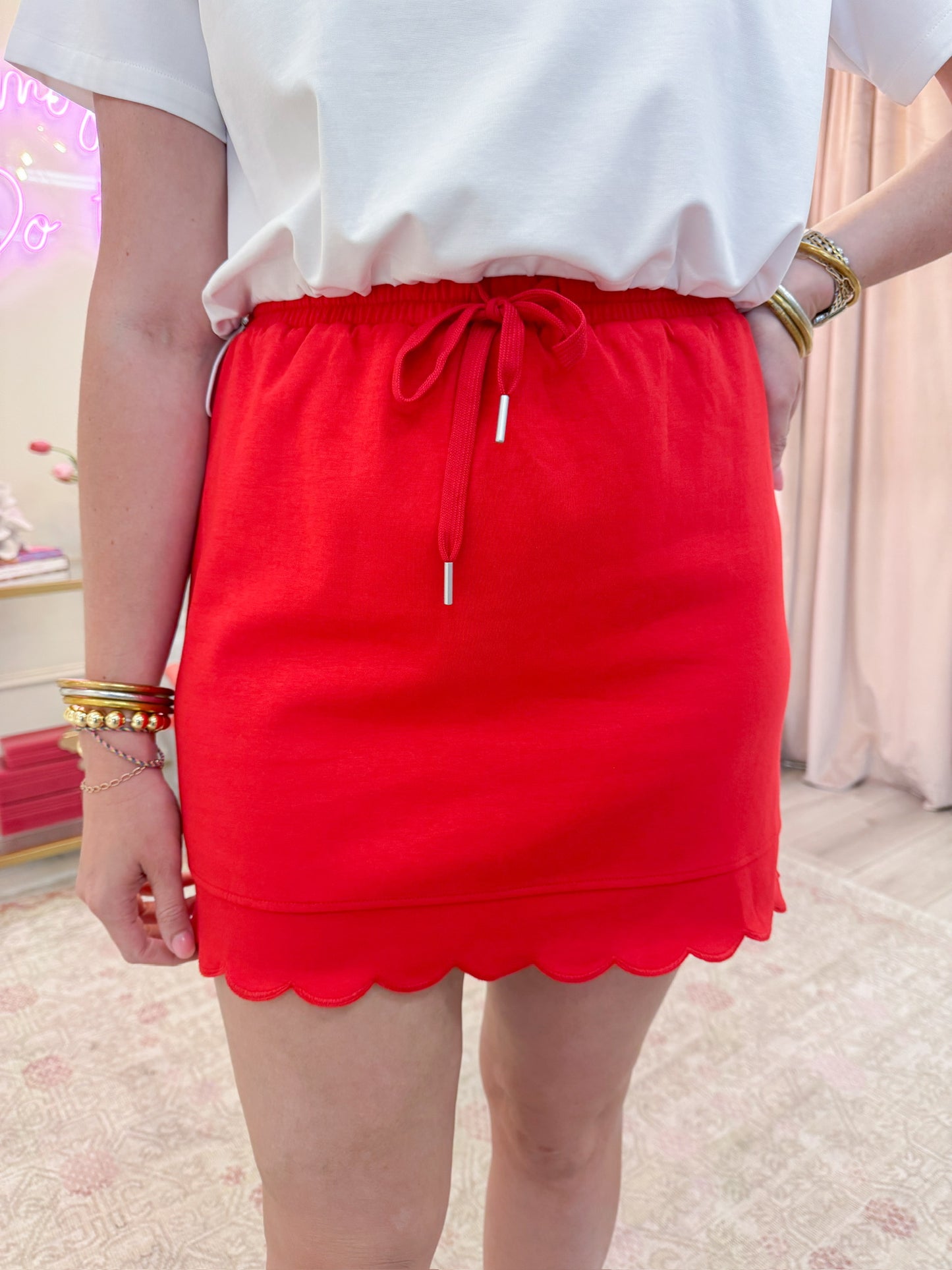 Girls Day Scallop Skort