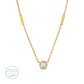 Contemp Round CZ Necklace