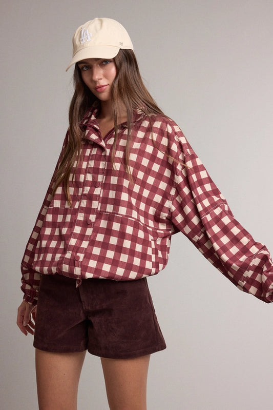Classic Check Windbreaker Jacket