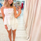 Feeling Free Eyelet Short Set