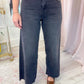 Nori Clean Crop Wide Leg Black