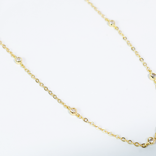 Goldie Crystal Necklace