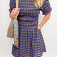 Orchard Stroll Plaid Mini Dress