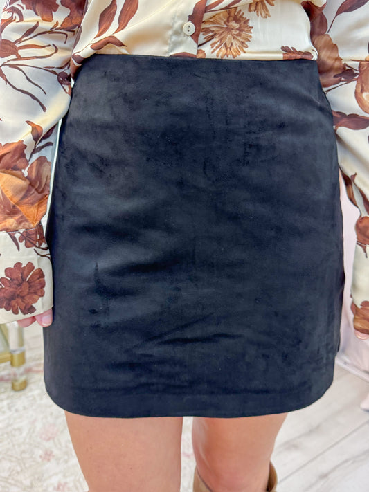 ZS Ciera Suede Mini Skirt