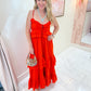 Freya Maxi Dress Rouge Red Voile