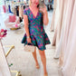 Estelle Jacquard Drop Waist Mini Dress
