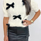 Viola Bow Sweater Top