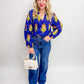 Willa Floral Vneck Blouse
