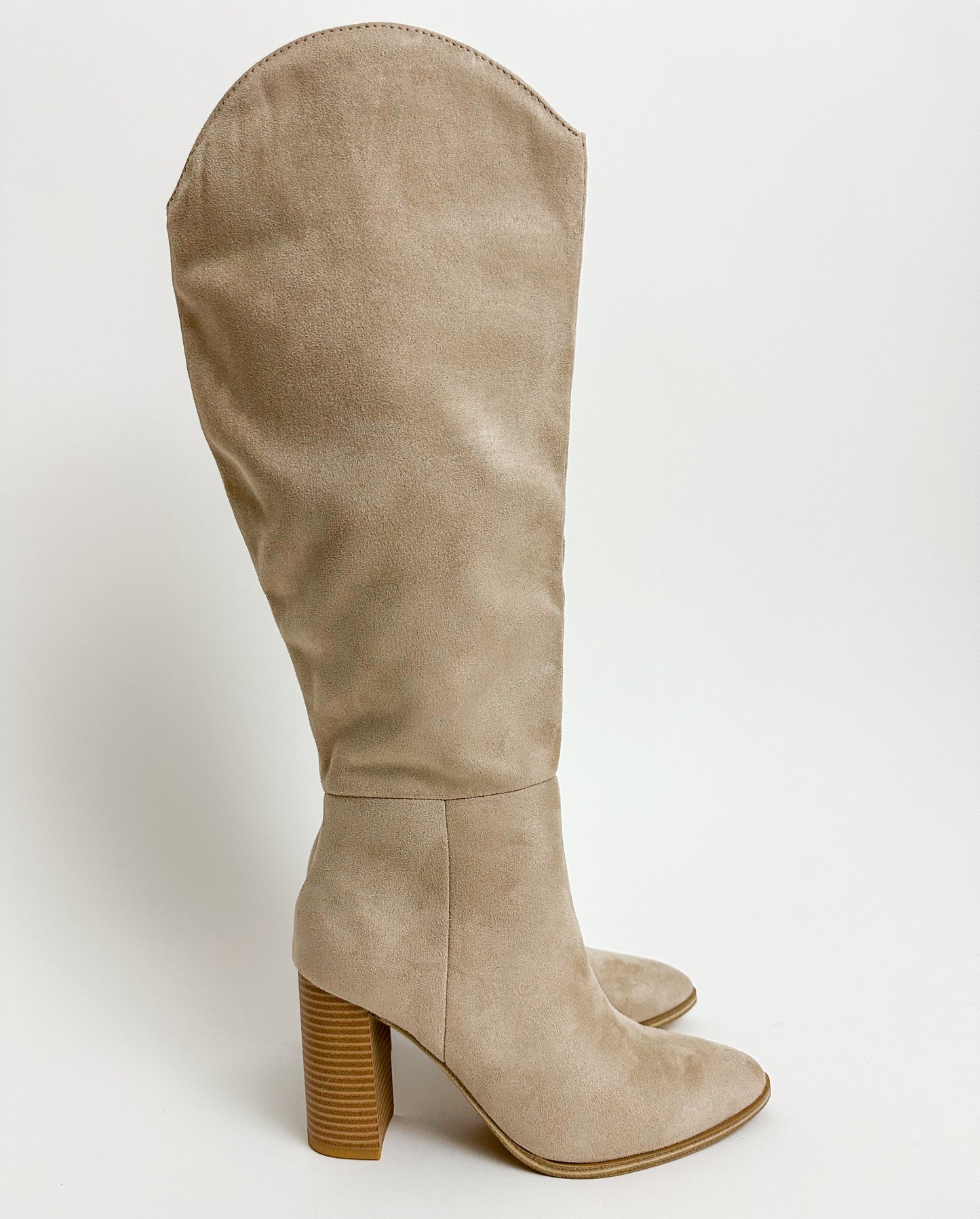 Fallal Suede Heeled Boot