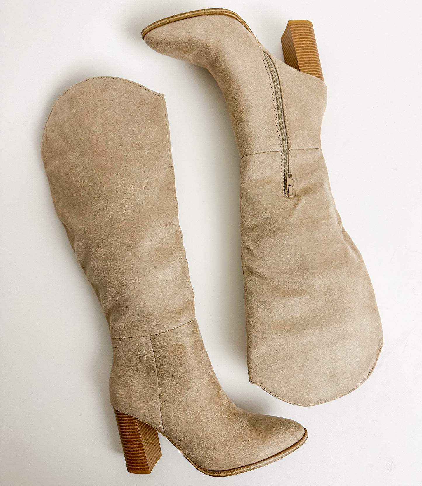 Fallal Suede Heeled Boot