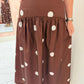 Mocha Mod Polka Dot Skirt