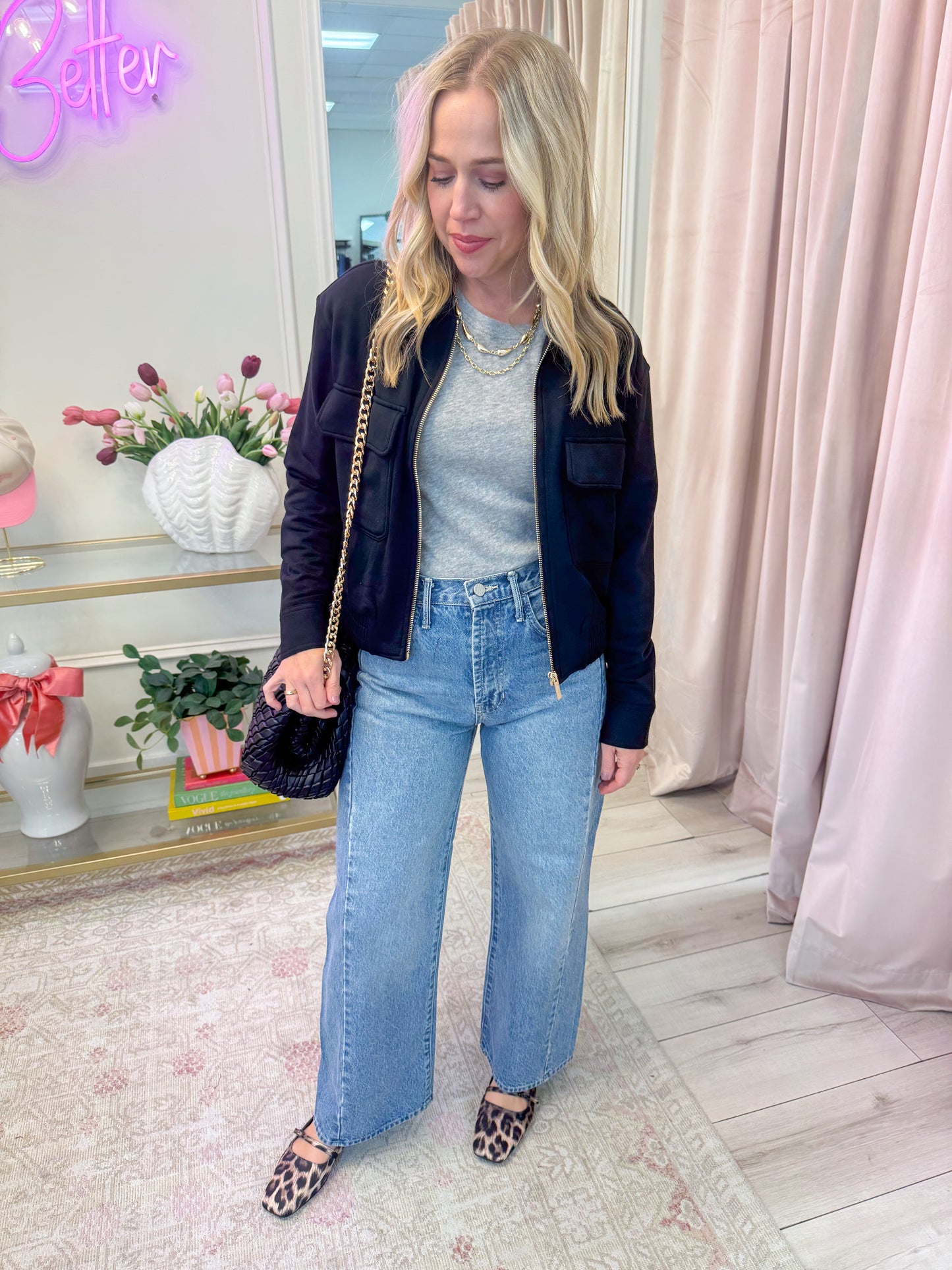 Nori Clean Stretch Wide Crop Leg