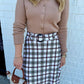 Bennett Skirt Oak Plaid