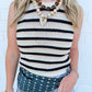 Tisha Striped Sweater Tank