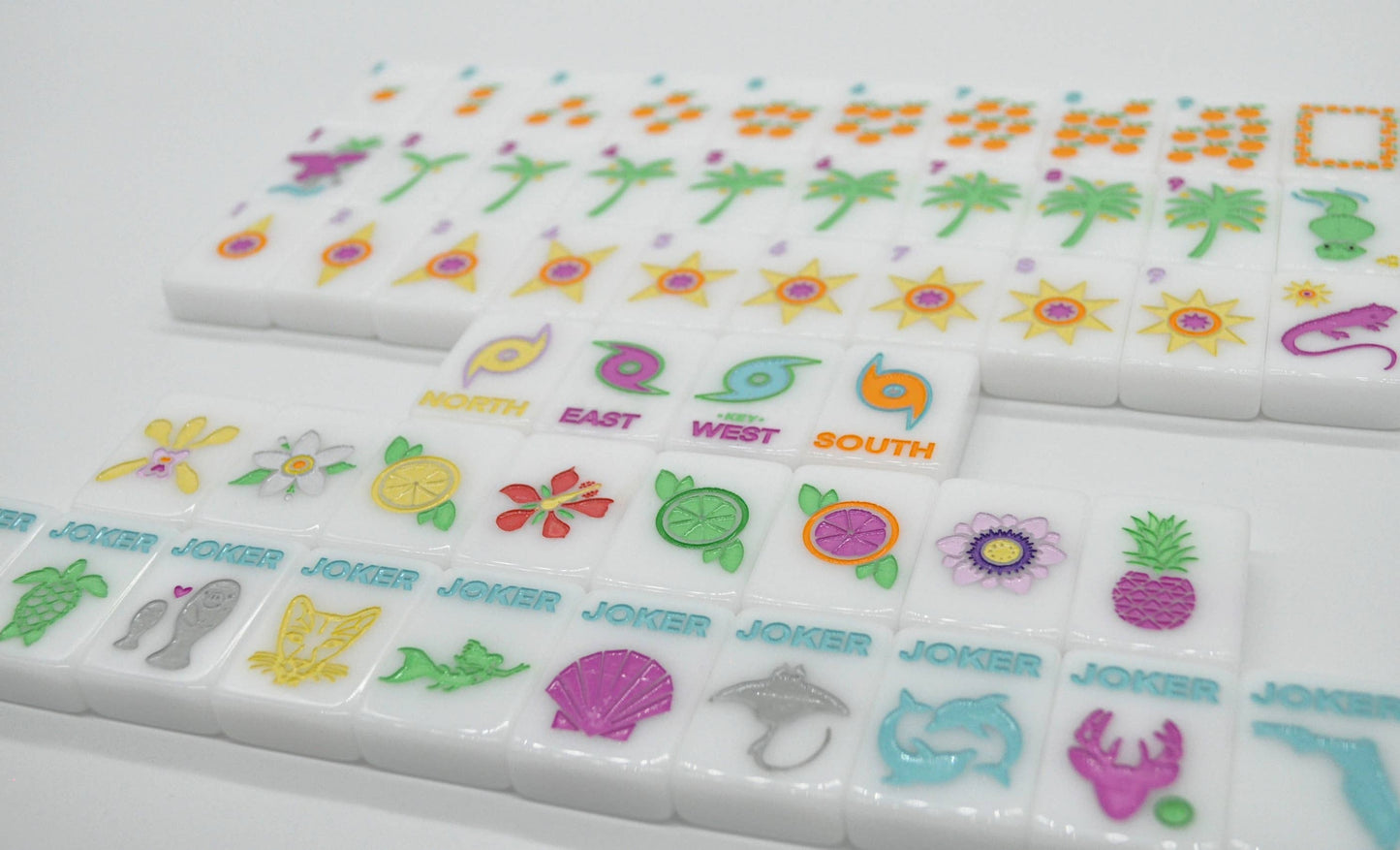 "Sunshine Tiles" Mahjong Set
