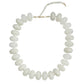 Marlan Chunky Beaded Necklace- Cream