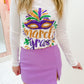 Mardi Gras Sequin Mask Long Sleeve Tee