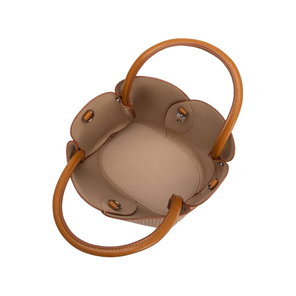Tulip Raffia Bag