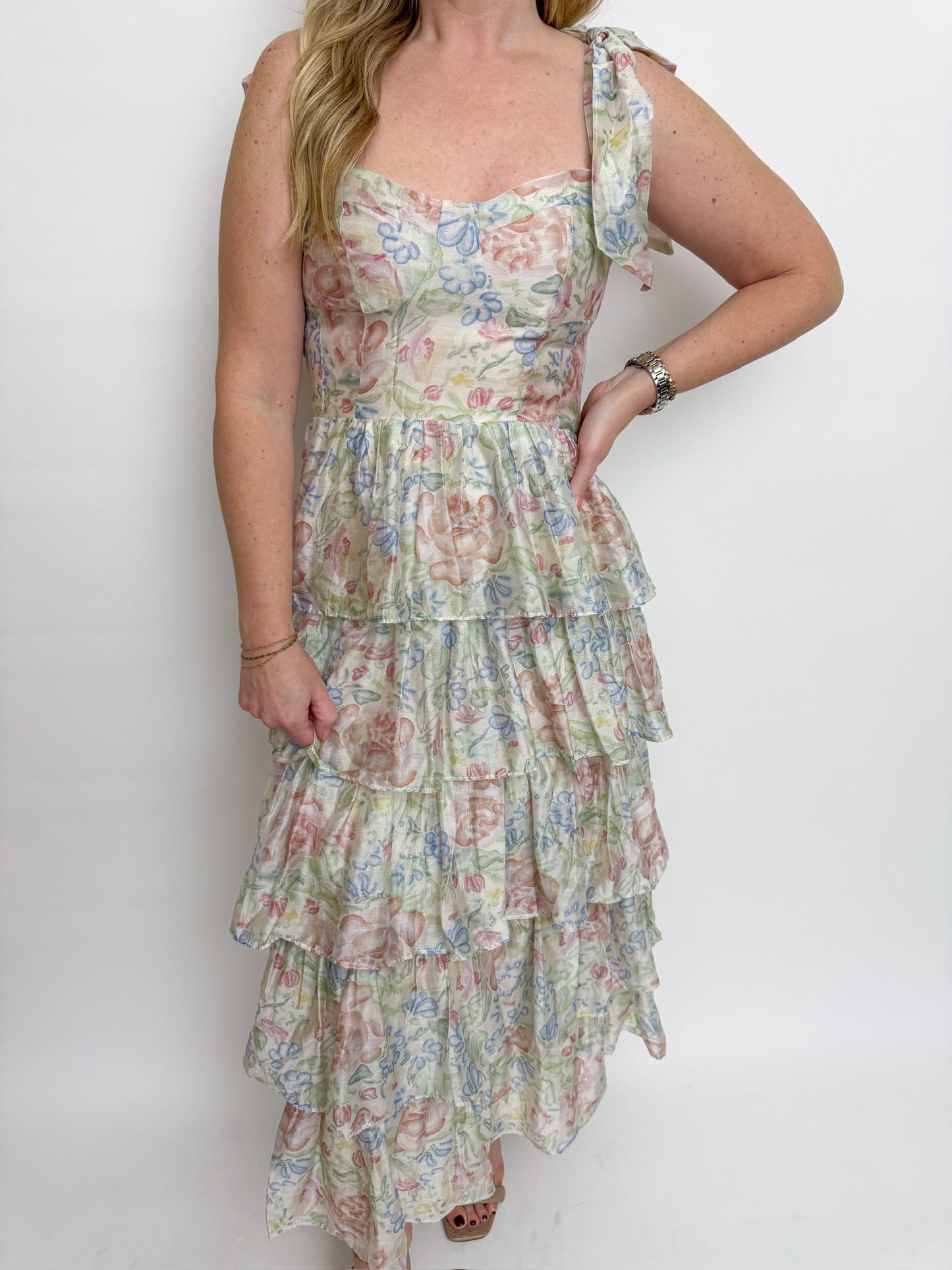 Jacquelyn Floral Midi Dress