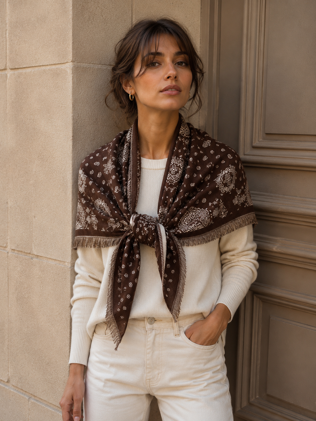 Paisley Triangle Scarf