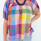 Harbor Plaid Frances Top