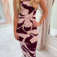 My Dearest Knit Jacquard Tube Dress