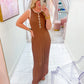 Amber Ribbed Maxi Dress