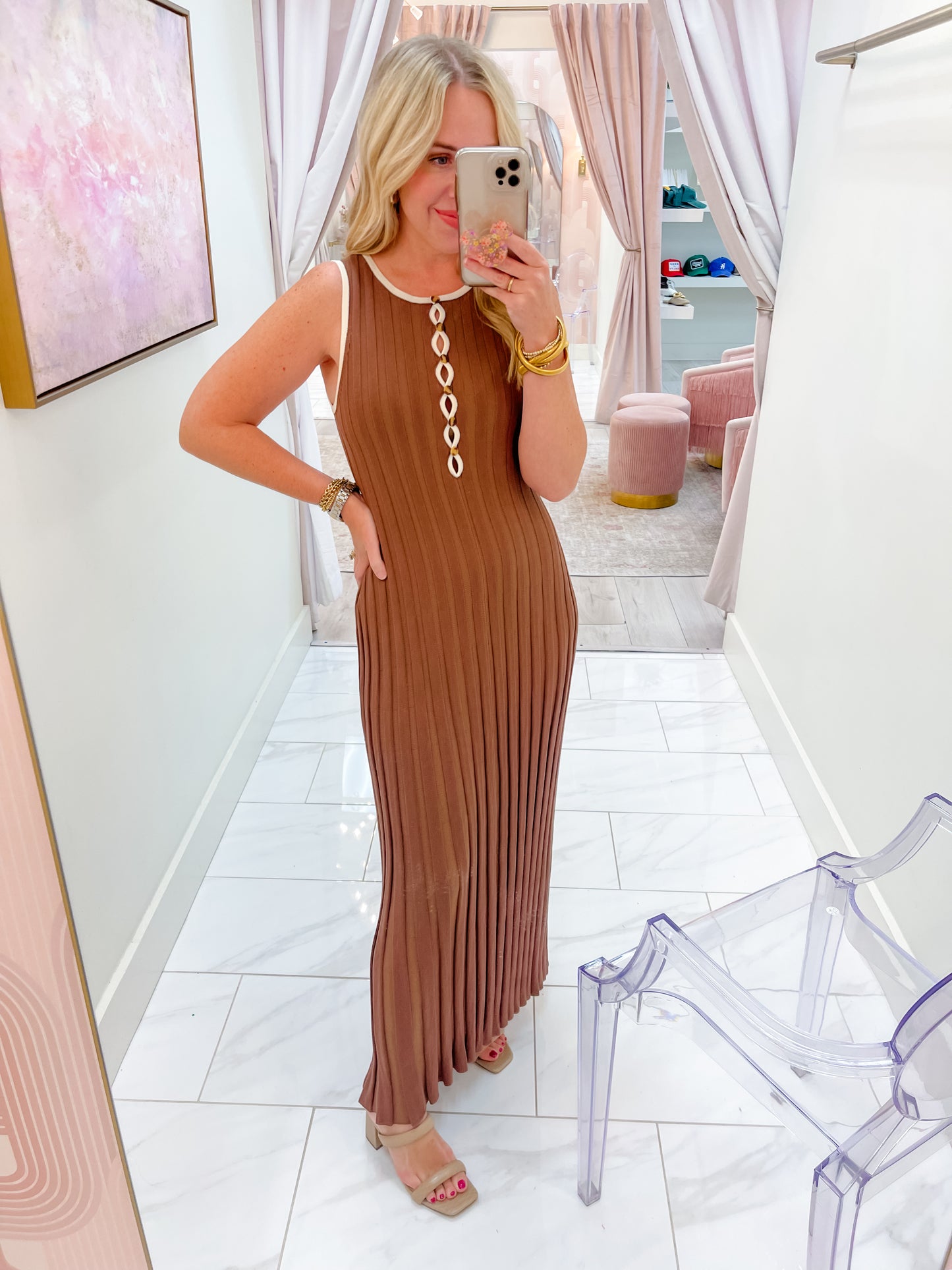 Amber Ribbed Maxi Dress