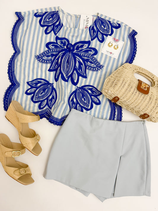 High Side Slit Skort