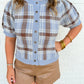 Blue Haven Plaid Cardigan
