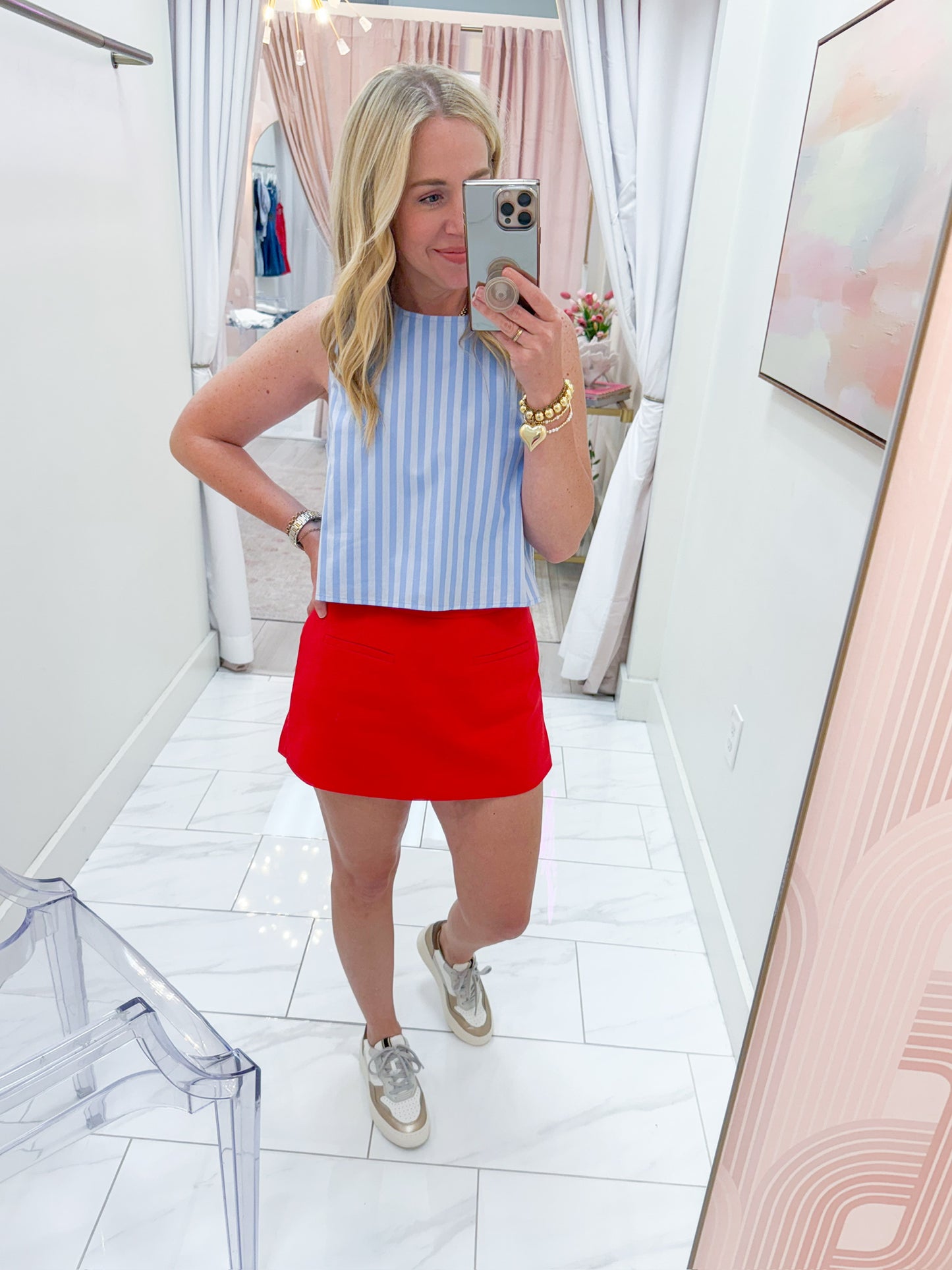 Rising Tide Stripe Tank