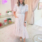 Dutch Floral Ruffle Maxi Dress