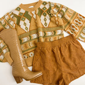 Sedona Vintage Pattern Sweater