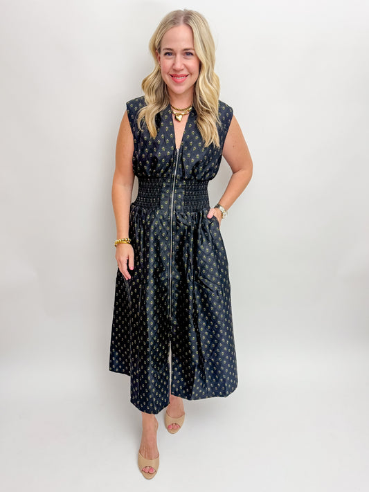 An Autumn Walk Midi Dress