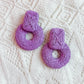 Raffia Circle Earring