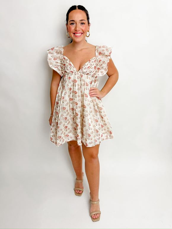 Sienna Floral Tie Back Dress