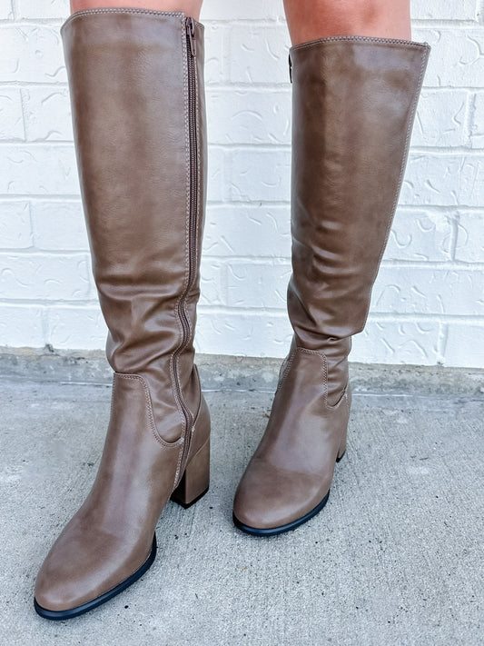 Heartbeat Crinkle Tall Boot