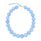 Kameron Chunky Beaded Necklace - Light Blue