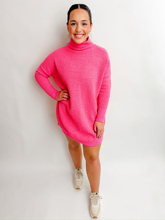 Mara Sweater Dress Sunkissed Rose