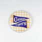 Geaux Tigers Button Gingham Yellow