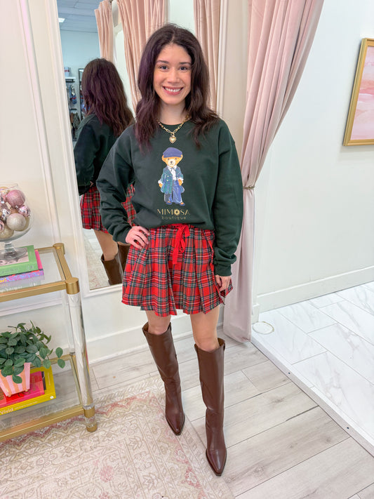 Mimosa Teddy Bear Sweatshirt