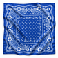 Royal Blue & White Gameday Bandana Scarf
