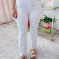 Happi High Rise Step Hem Crop Flare