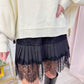 Chantilly Lace Mini Skirt