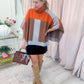 Hillside Colorblock Poncho Top