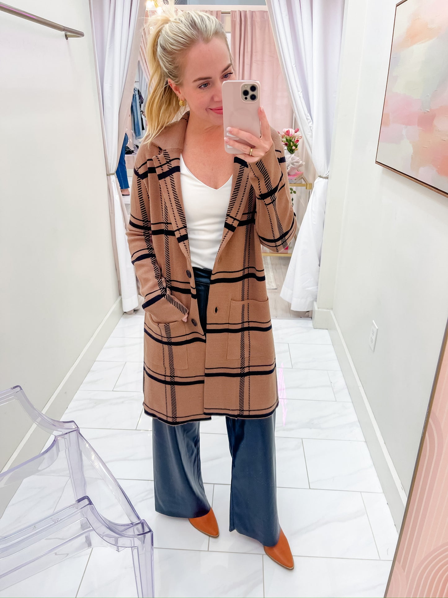 ZS Timber Plaid Cardigan