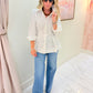 Polly Peplum Button Down Shirt