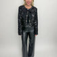 Magdalina Sequin Tweed Crop Jacket