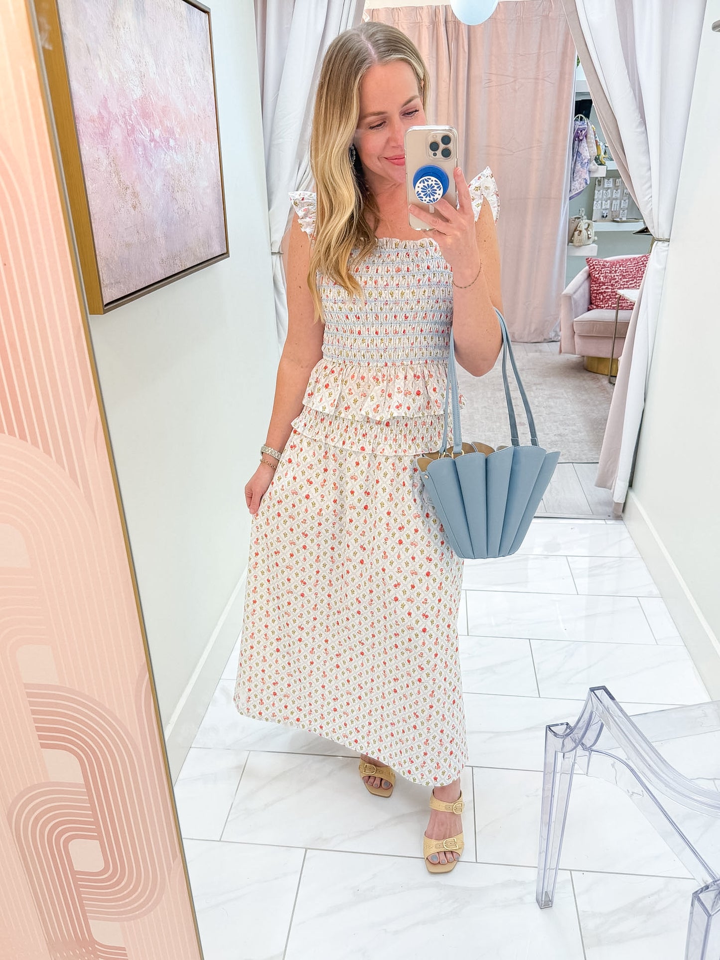 Garden Party Smocked Top