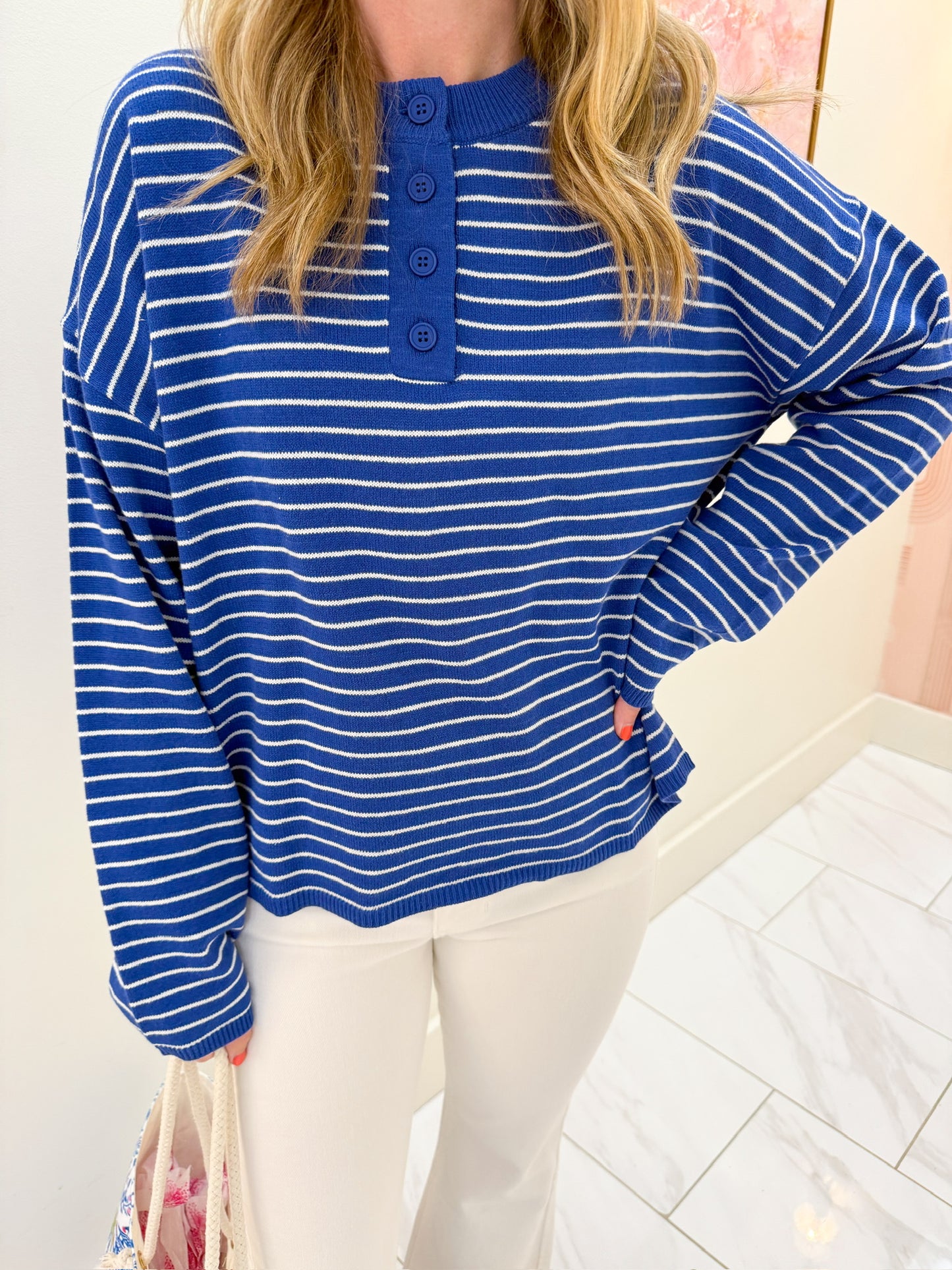 Oceanside Stripe Sweater